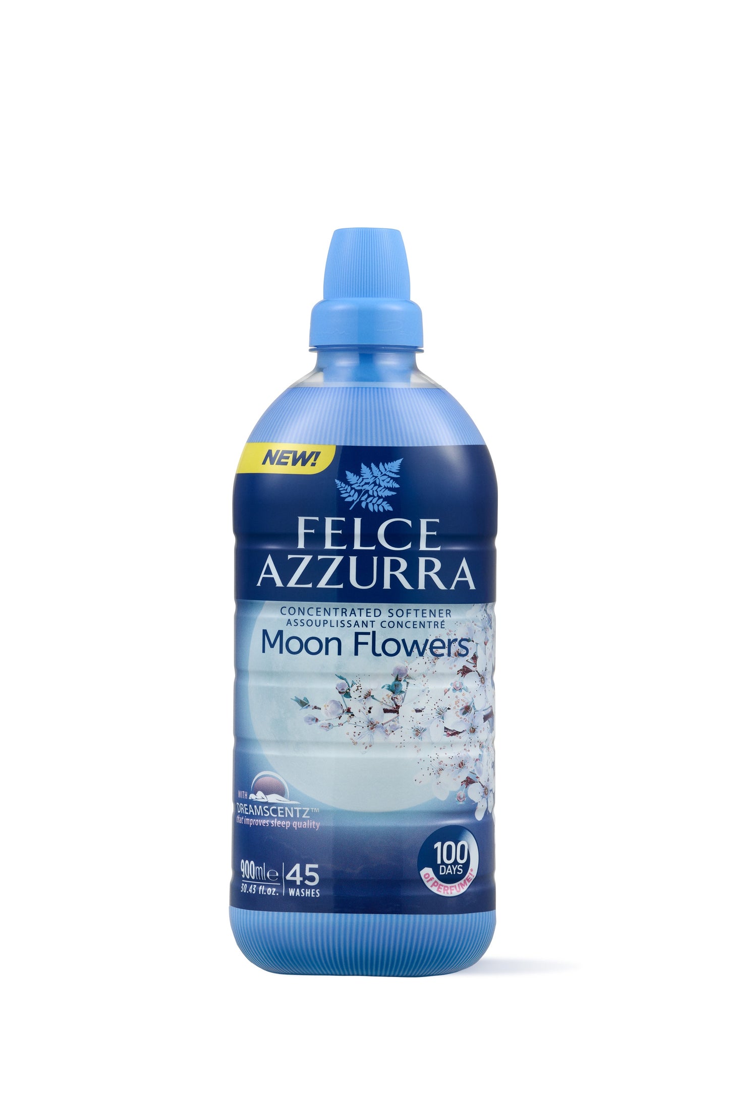 Assouplissant concentré MOON FLOWERS 900ml 45 lavages