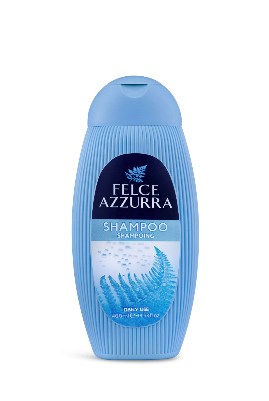 Image d'une bouteille de shampoing original Felce azzurra.