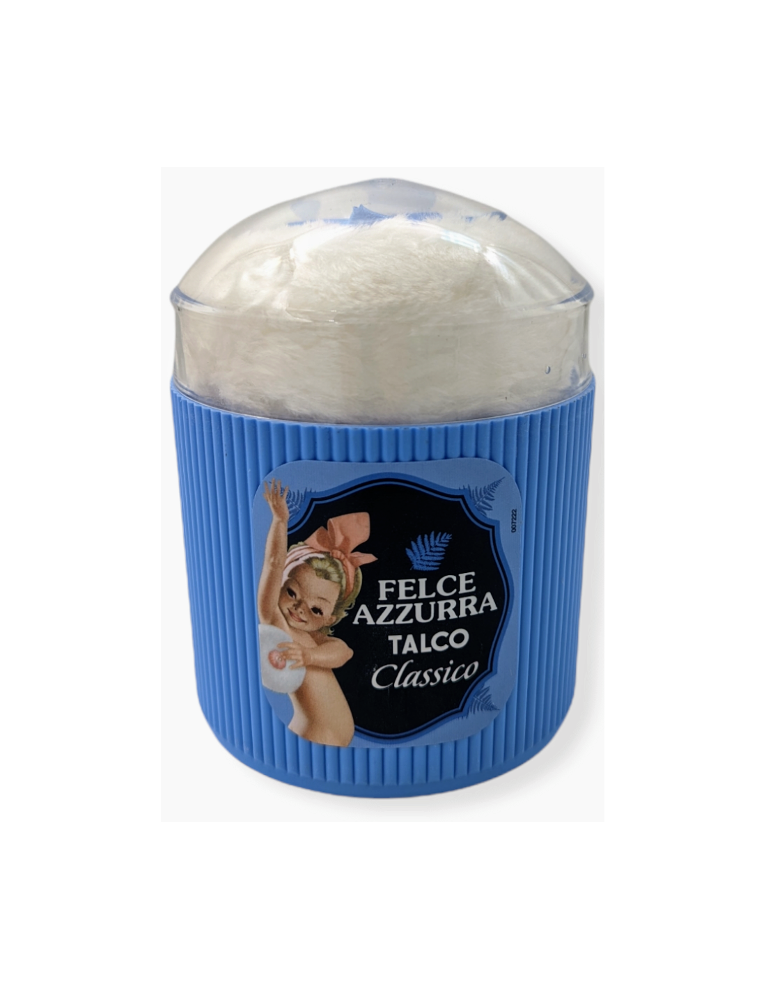 Image d'un pot de talc Felce azzurra.