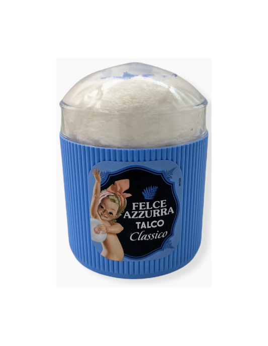 Image d'un pot de talc Felce azzurra.